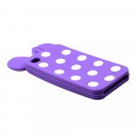 Wholesale iPhone 4S/4 3D Ribbon Bow Case (Light Purple)